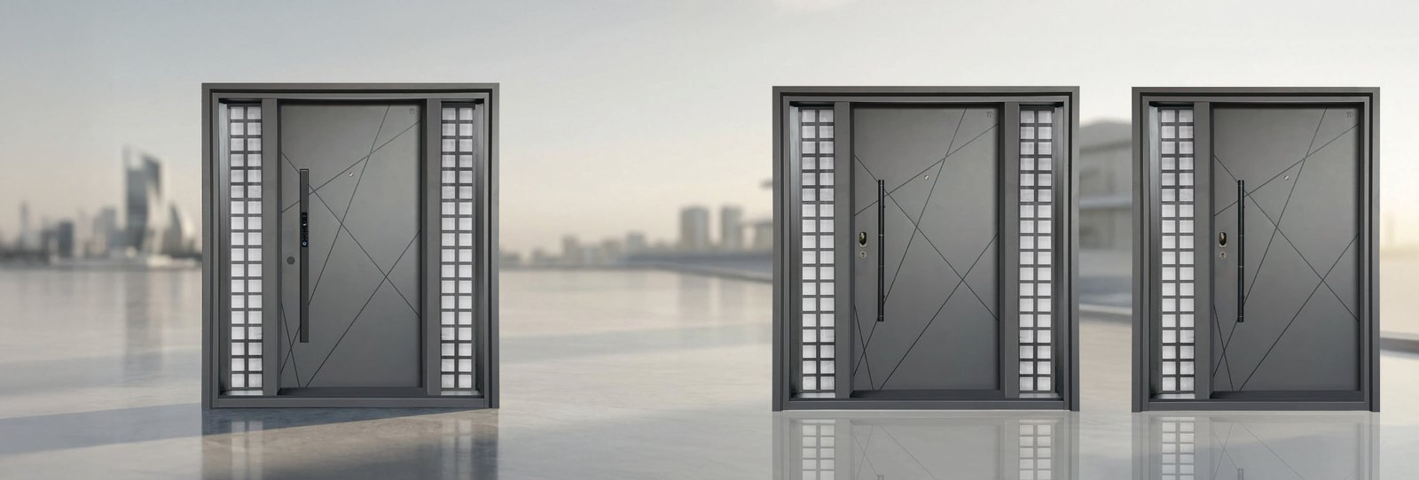 Smart Lock Steel Doors